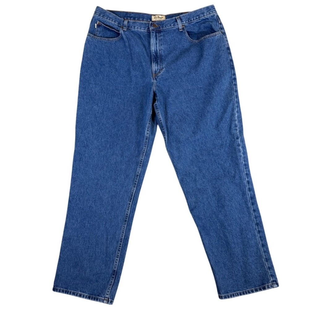 LL Bean Relaxed Fit Jeans Mens 40x32 Blue Denim Medium Wash 134770
